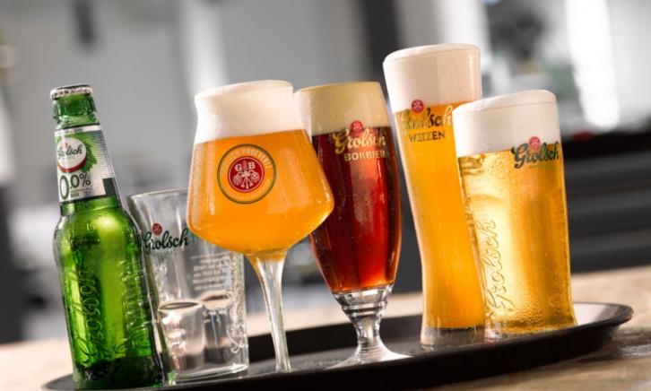Grolsch speciaalbieren, pils en alcoholvrij bier Grolsch speciaalbieren, pils en alcoholvrij bier